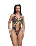 Glamorous 5-Ring Bodysuit Rave Bodysuit by Build-A-Hoochie