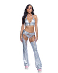 Majestic Belted Chaps Rave Chaps in Silver Tripp by Build-A-Hoochie