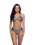 Hypnotic Ring Top & Short Set Ravewear Set by Build-A-Hoochie
