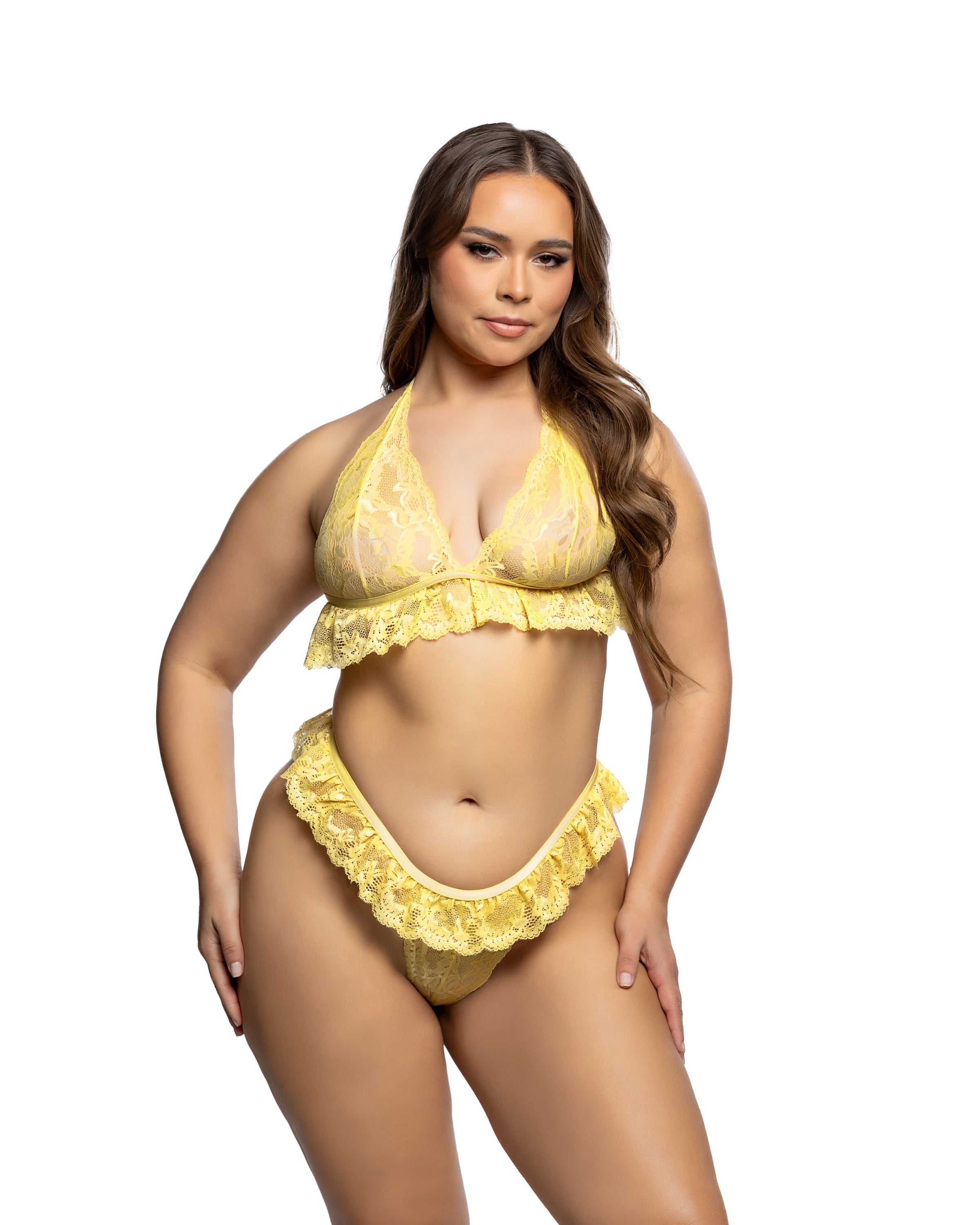BAHLI1031 - Enchantress Lacy Sweet Flutter 2pc Set
