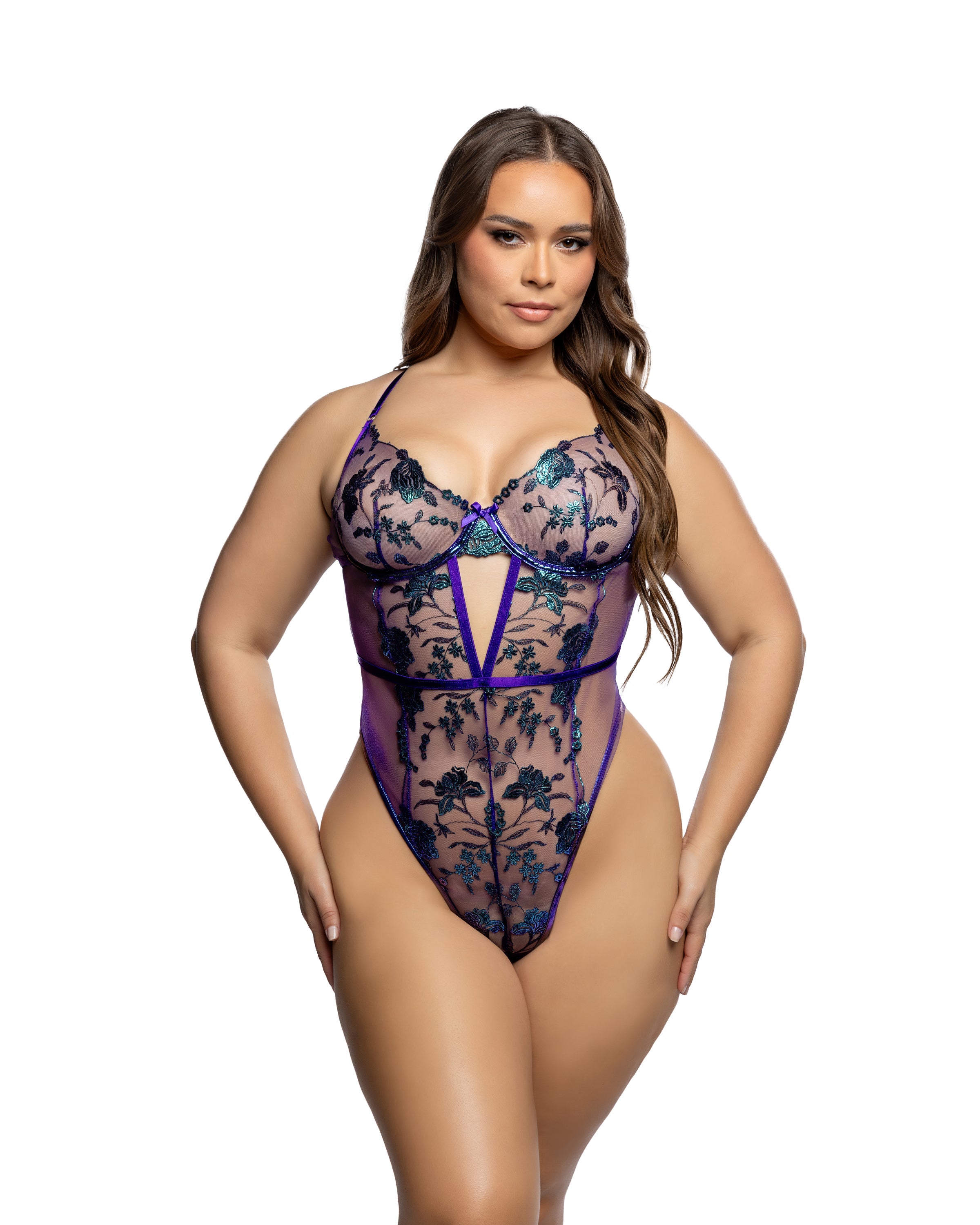 BAHLI1045 - Sparkly Electric Shimmer Teddy