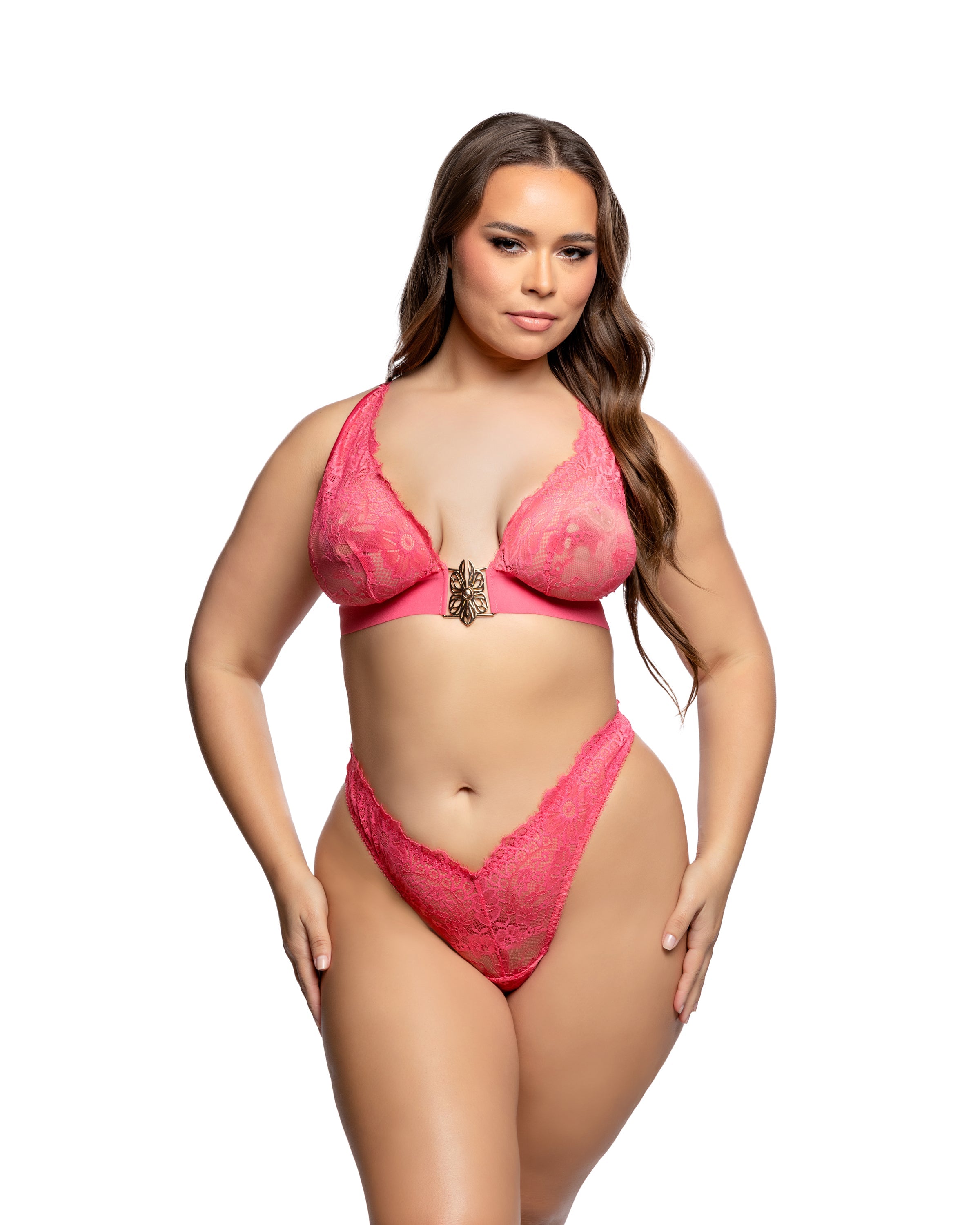 BAHLI1049 - Captivating Infinite Lace Halter Set