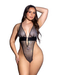Playful Luxe Mirage Teddy in Black by Build-A-Hoochie