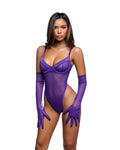Daring Bare Bliss Teddy in Purple by Build-A-Hoochie