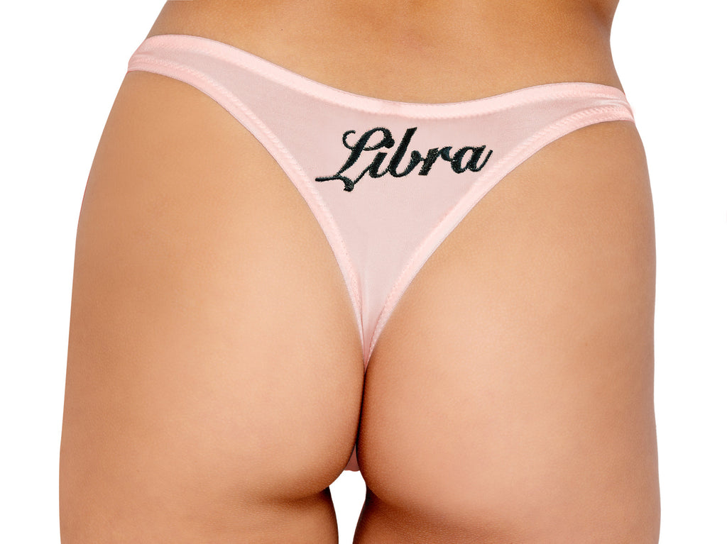 Ravishing Zodiac Libra Panty Lingerie Back View