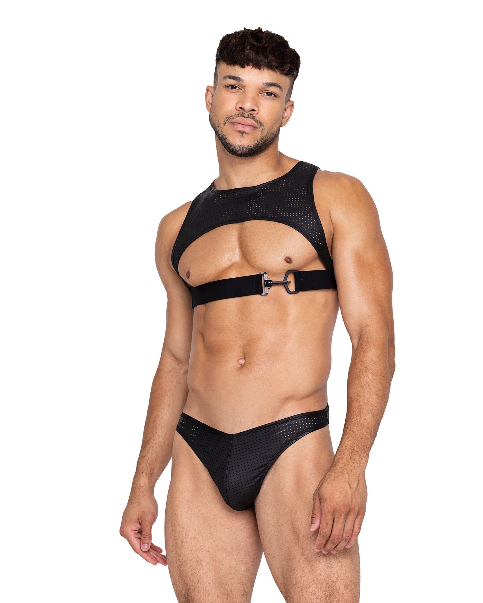 Black Amethyst Master Thong Lingerie Size XL