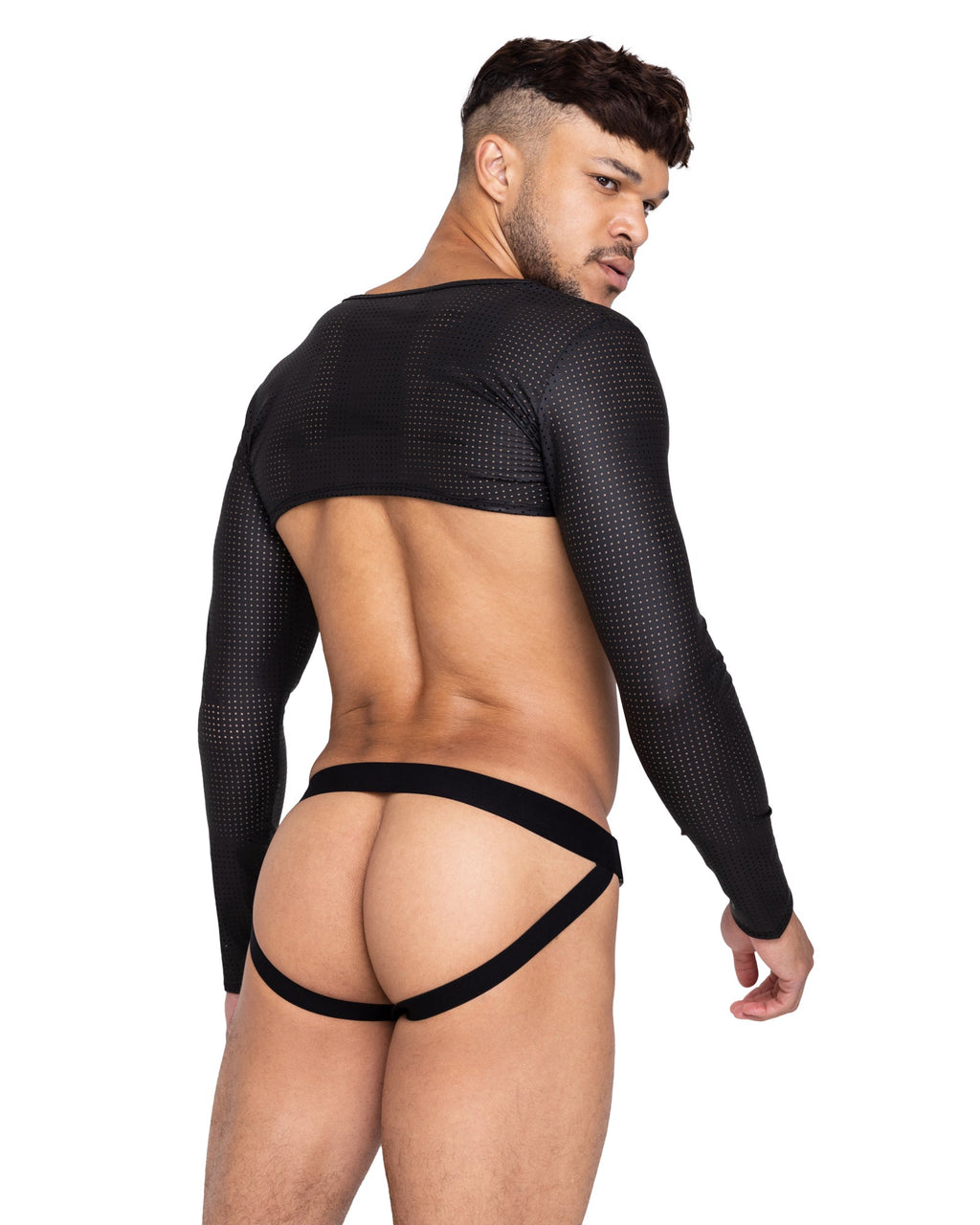 Bronzed Master Jockstrap Lingerie Back View