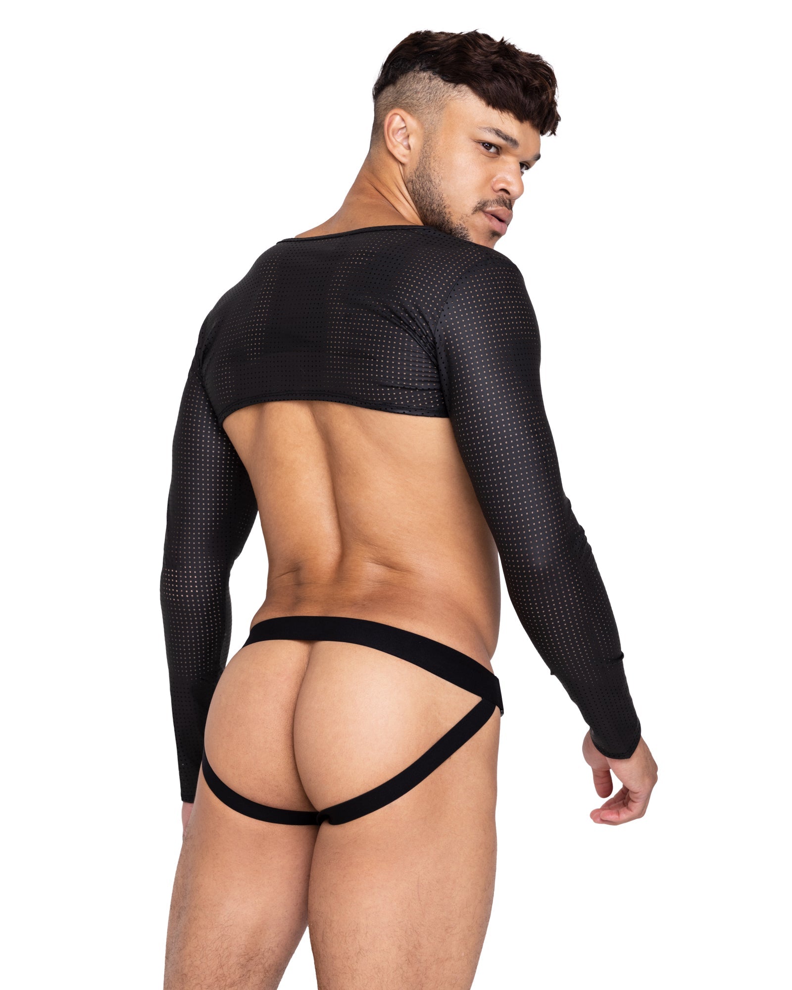 Bronzed Master Jockstrap Lingerie Back View