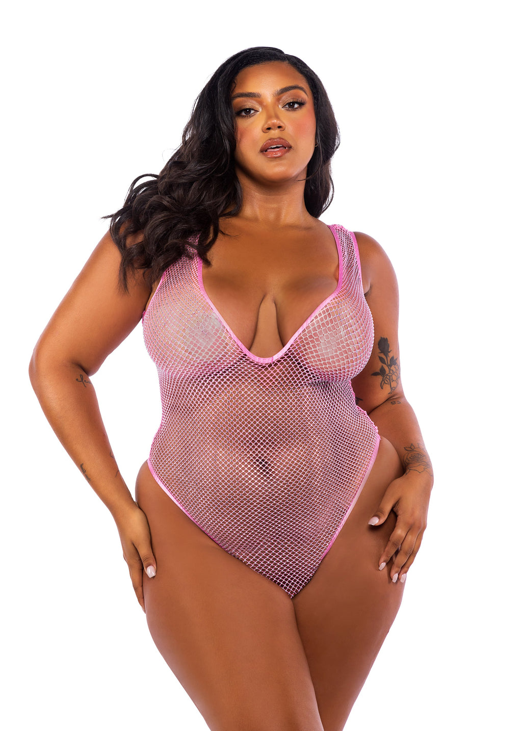 BAHLI755 - Divine Think Pink Rhinestone Teddy