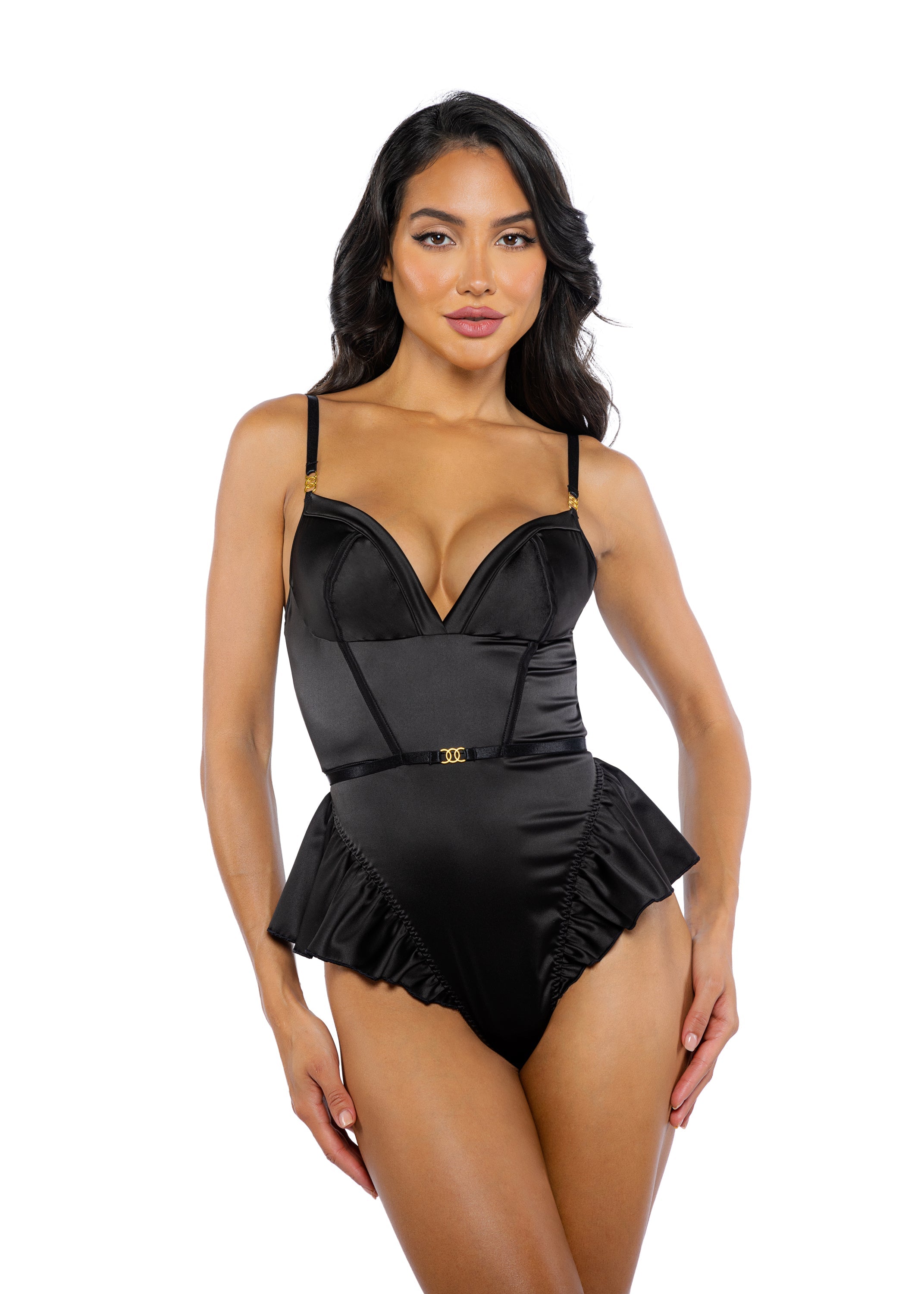 Black Celebrated Cleopatra Romper Lingerie Size 2X