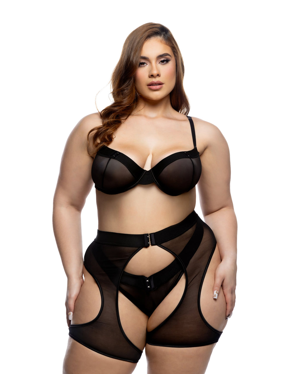Grand Millenium 3pc Chaps Set Lingerie
