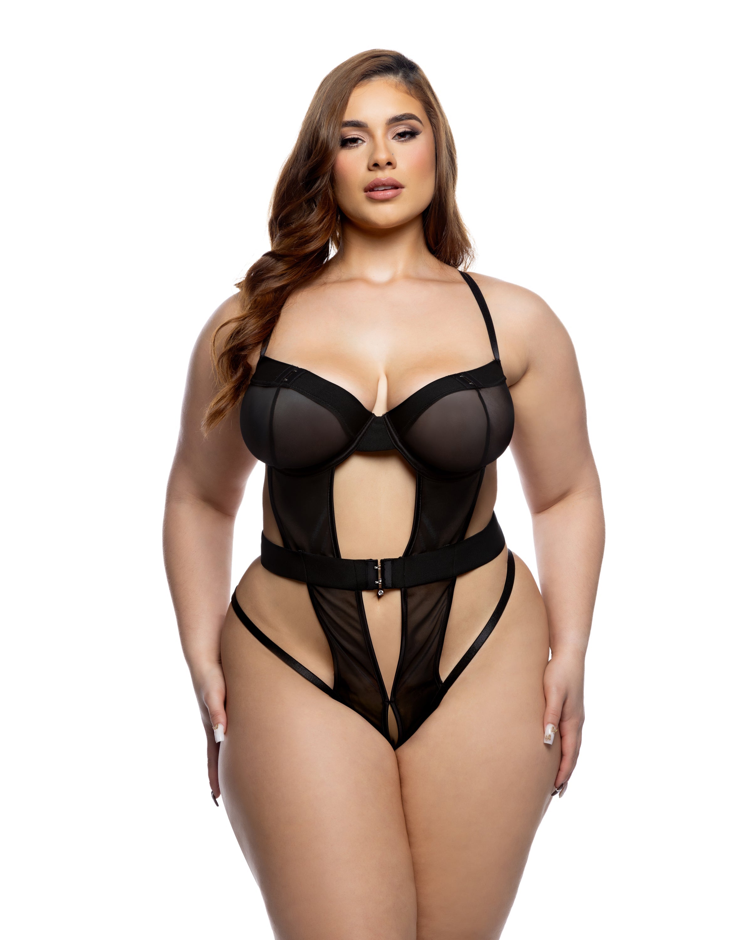 Black Diamond Millenium Teddy Lingerie Size 2X