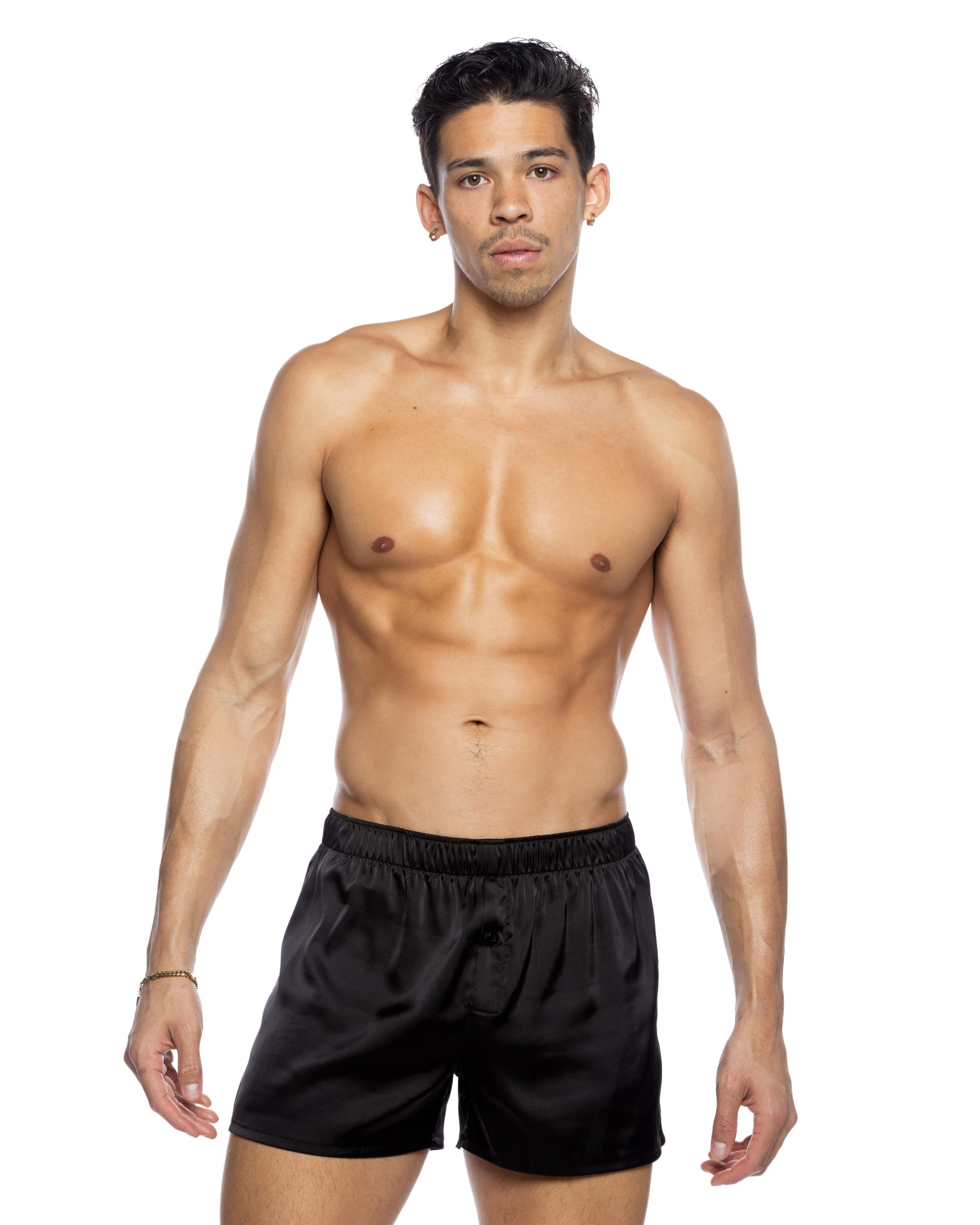 Black Modern Champion Boxer Lingerie Size XL