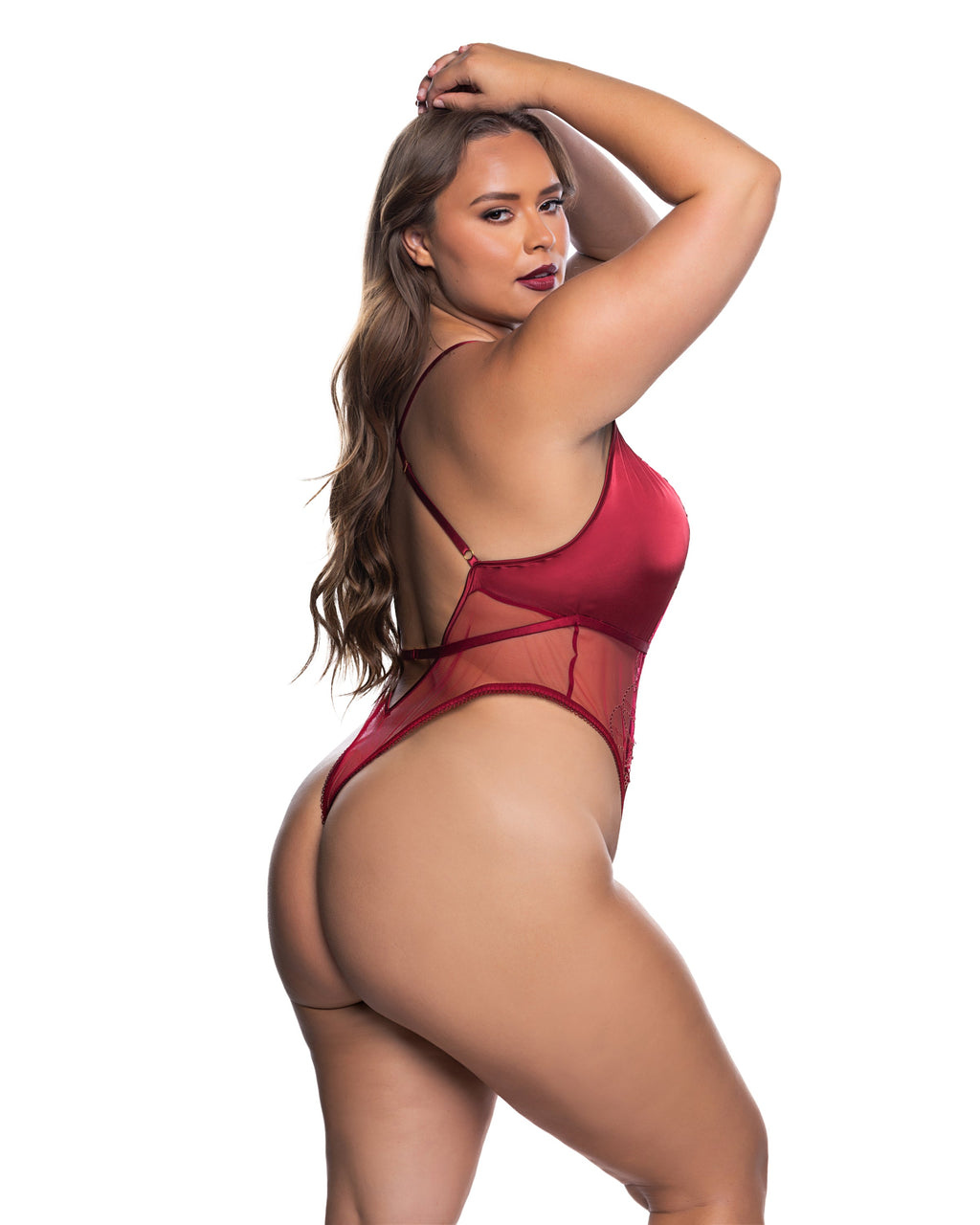 Iridescent Beaded Belle Teddy by Build-A-Hoochie