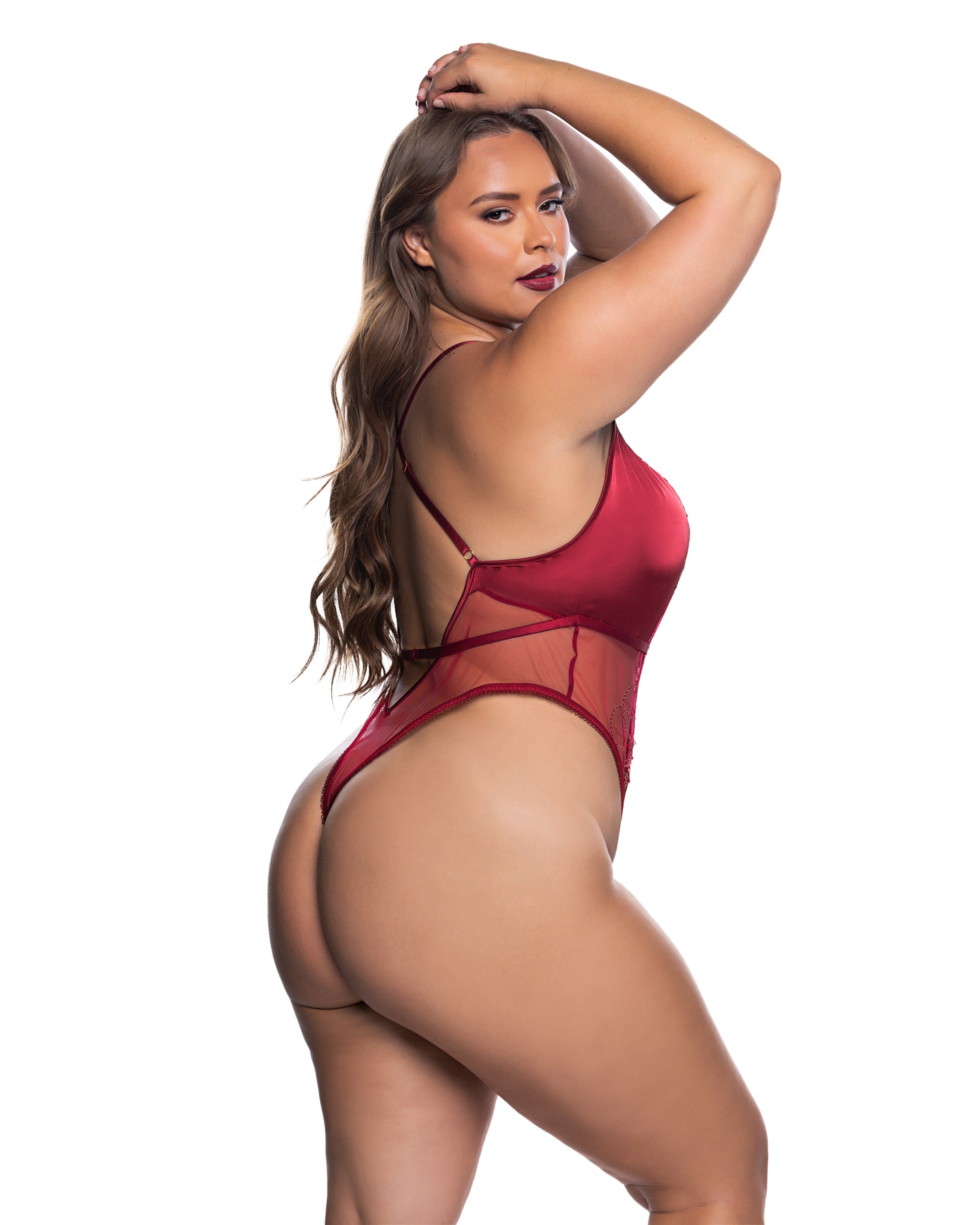 Iridescent Beaded Belle Teddy by Build-A-Hoochie