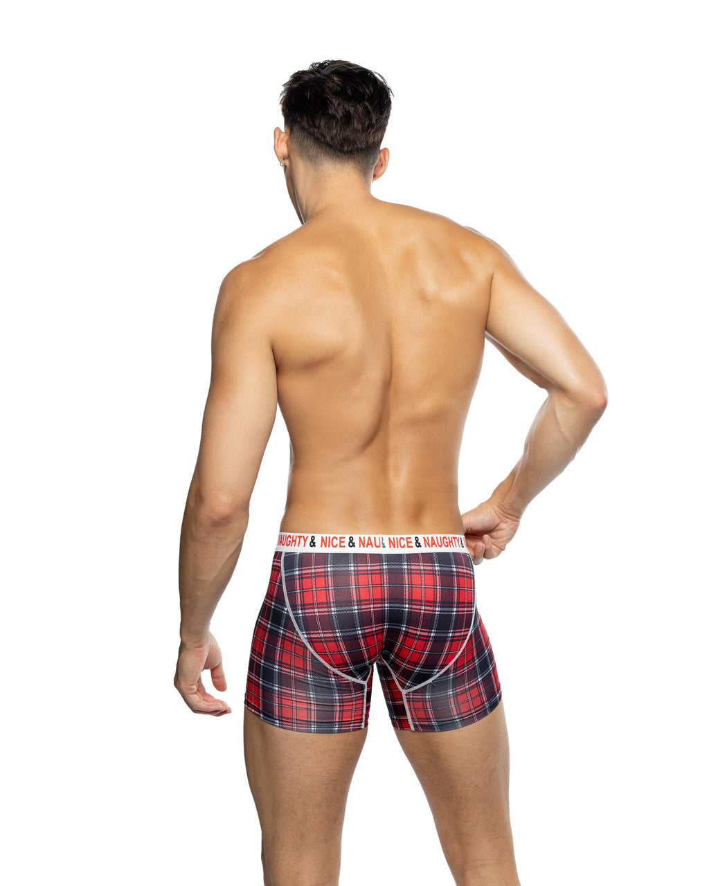 Naughty & Nice Boxer Briefs Men's Boxer Briefs by Build-A-Hoochie