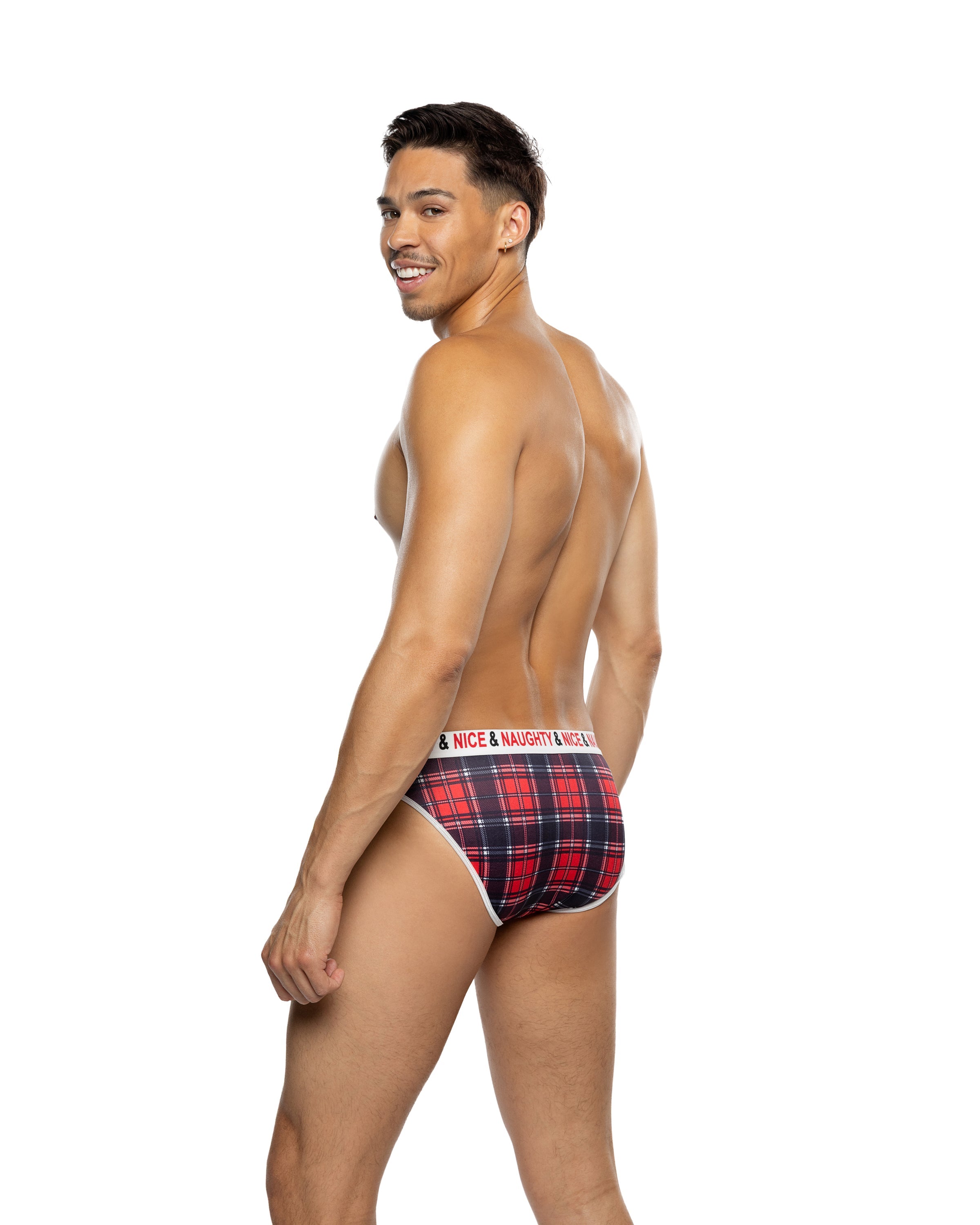 Naughty & Nice Briefs Men's Briefs by Build-A-Hoochie
