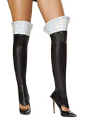 Black Space Girl Leggings Costume Bottoms in Black by Build-A-Hoochie