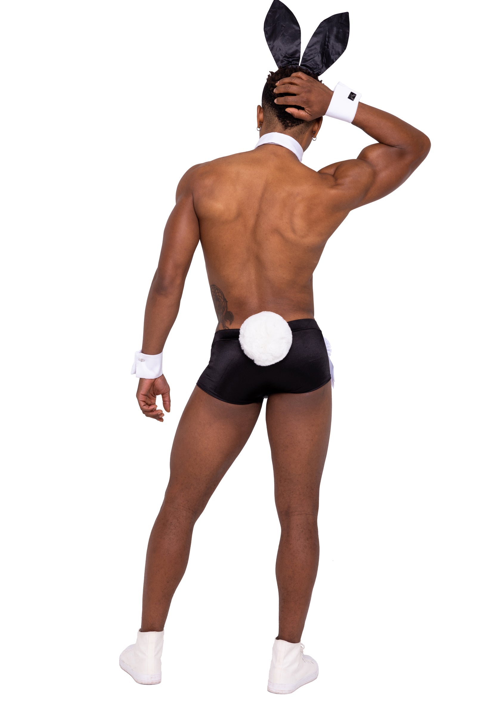 Intimate 8PC Playboy Hunky Playmate Playboy Costumes Back View