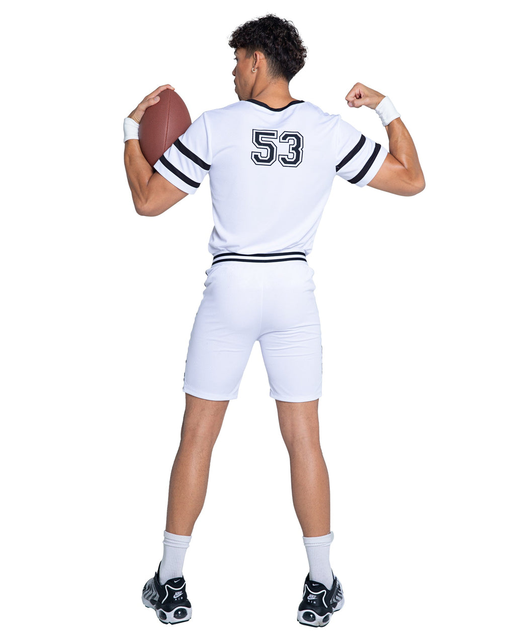 Classic Playboy Football Touchdown Hunk Playboy Costumes Back View