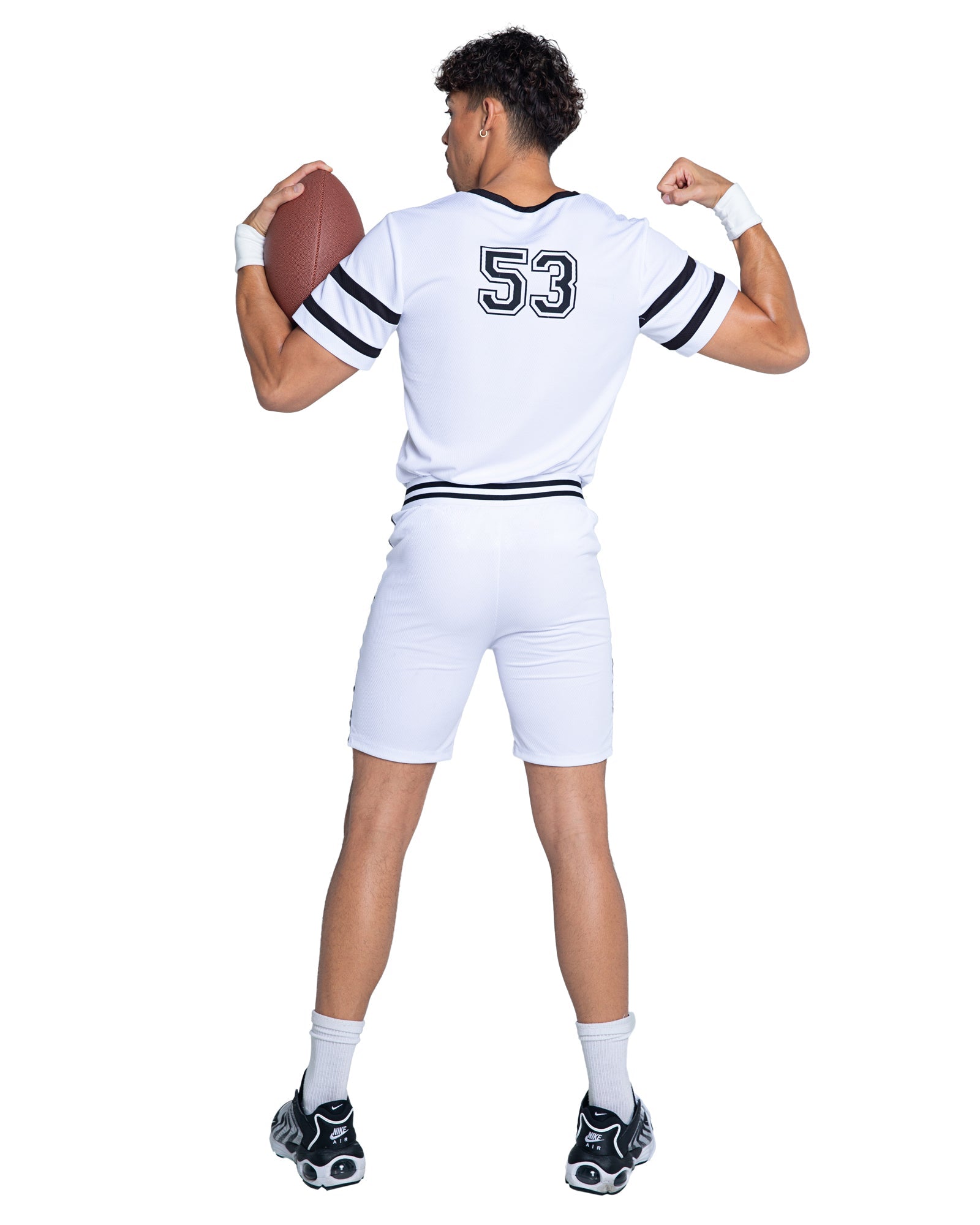 Classic Playboy Football Touchdown Hunk Playboy Costumes Back View
