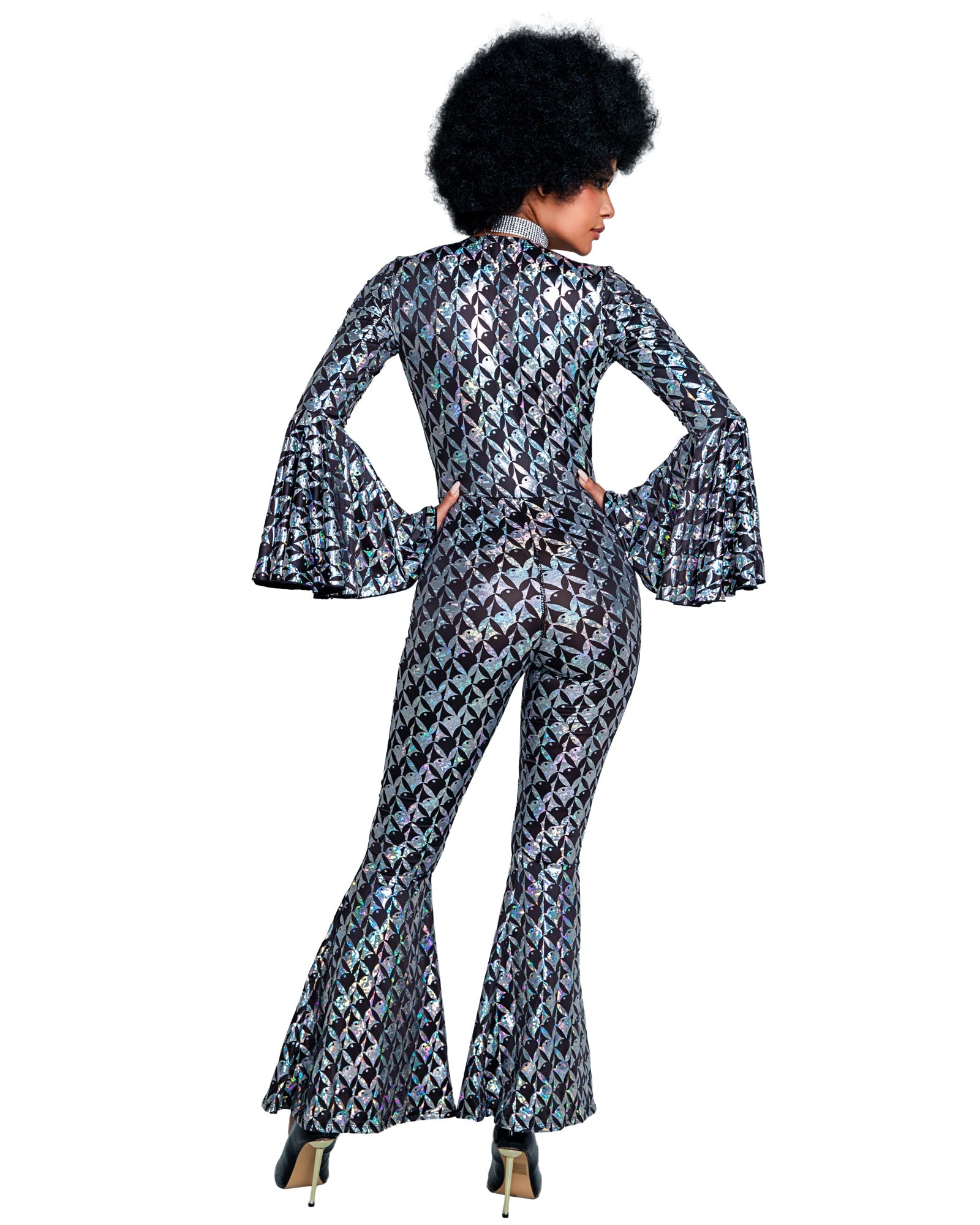 Lavish Playboy Disco Fever Playboy Costumes Back View