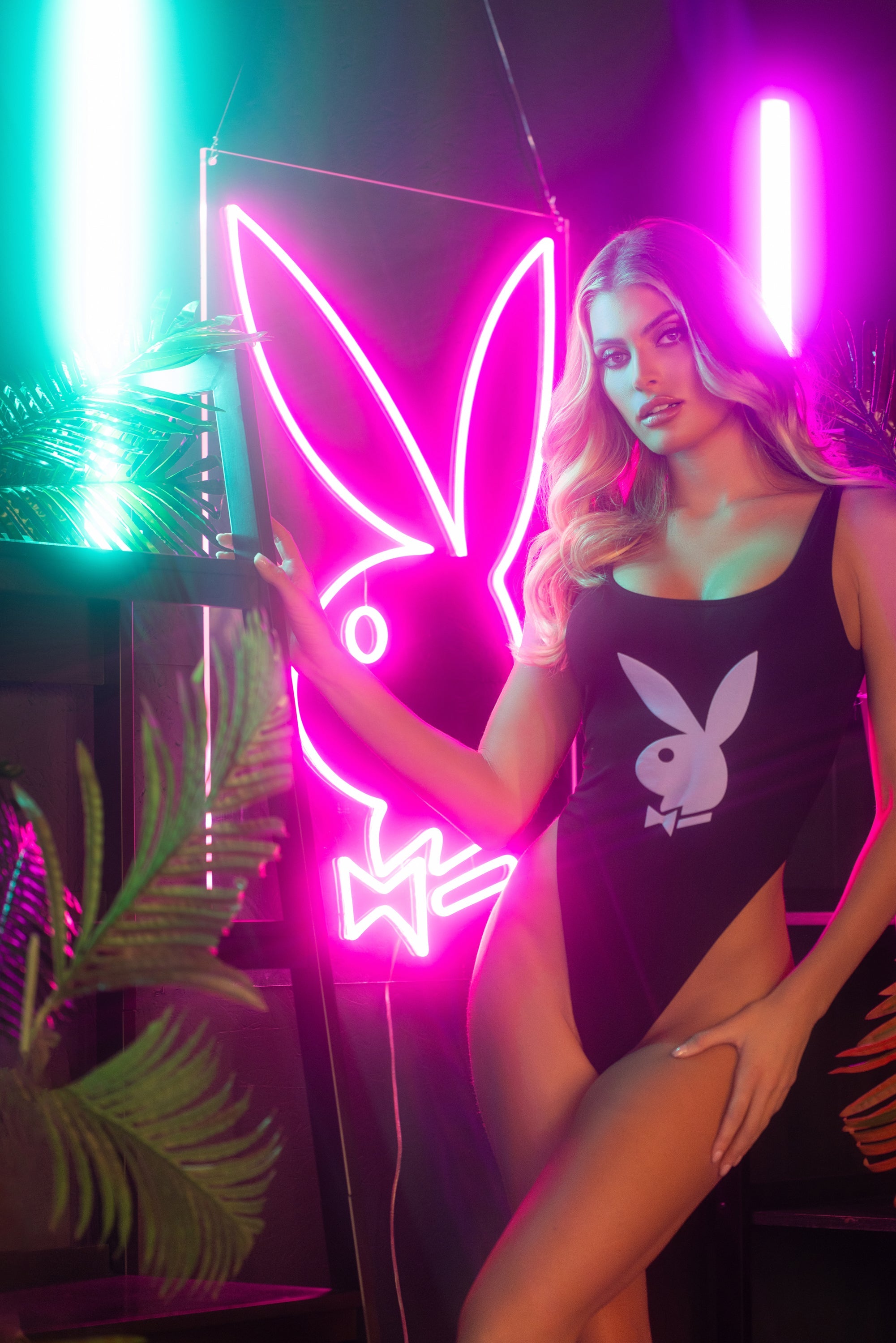Radiant Playboy Icon Bodysuit Lingerie