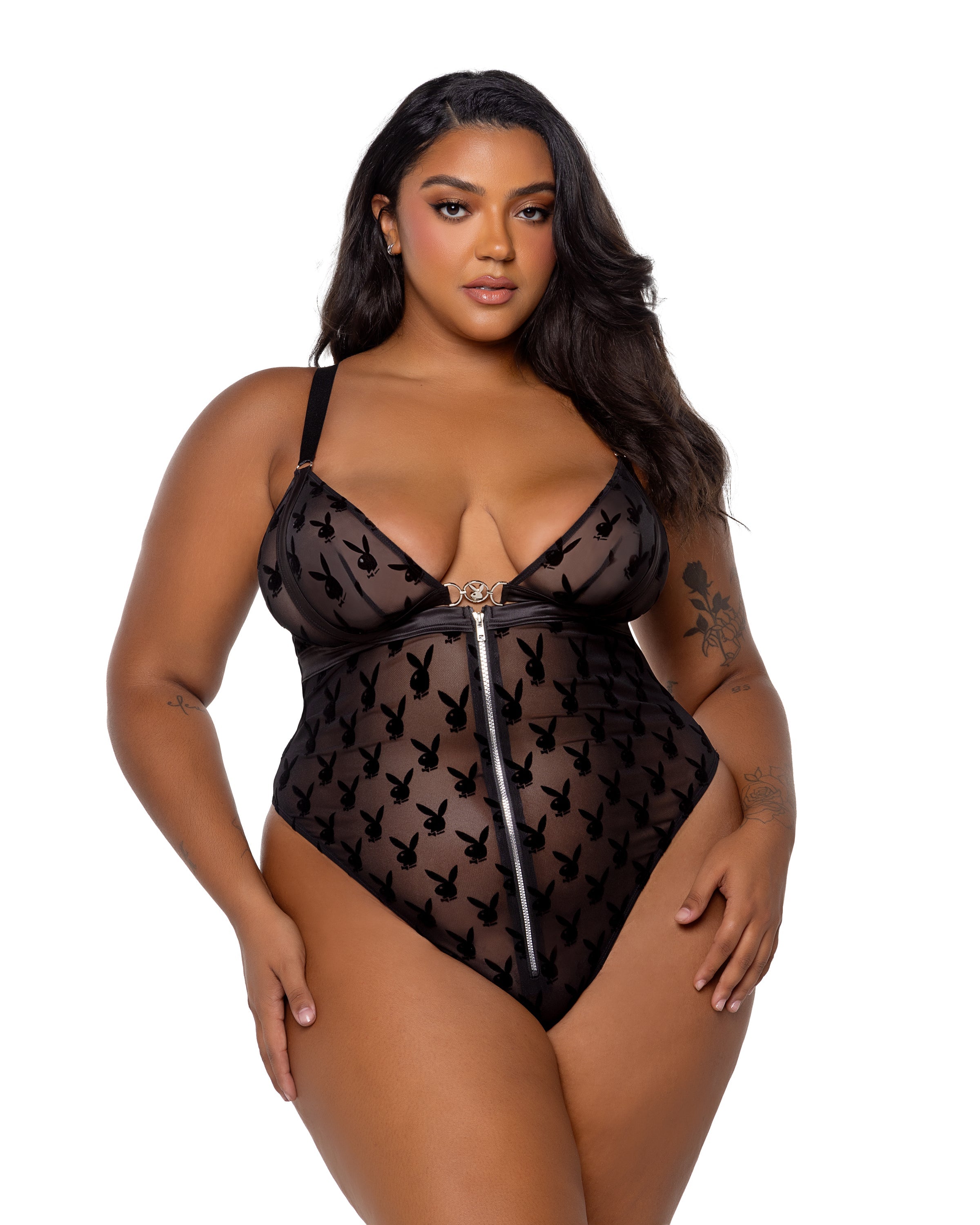 BAHPBLI163 - Luxurious Playboy Bunny Charm Teddy