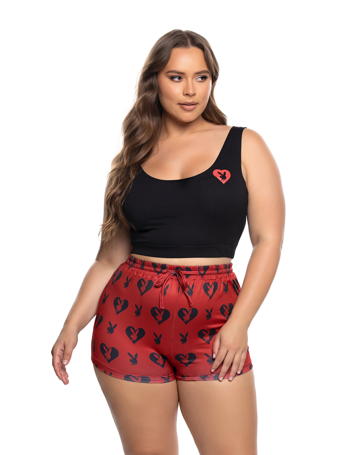 Fabulous Sweetheart Bunny 2PC Lounge Short Set Lounge Set by Build-A-Hoochie