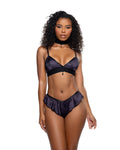 Captivating Blackout Bunny 2PC Lounge Set by Build-A-Hoochie
