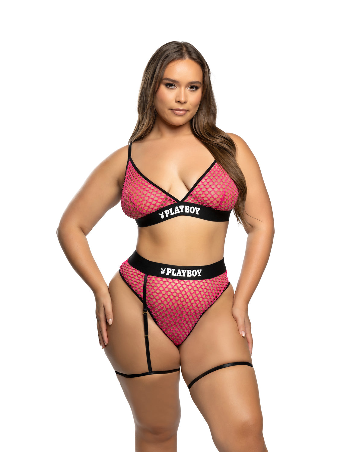 Sparkling Erotic Bunny 2PC Set Lingerie Set by Build-A-Hoochie