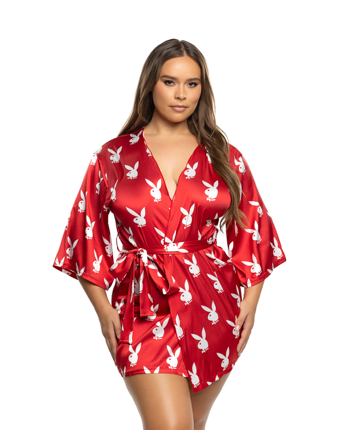 Breathtaking Chill Bunny Robe in Red by Build-A-Hoochie