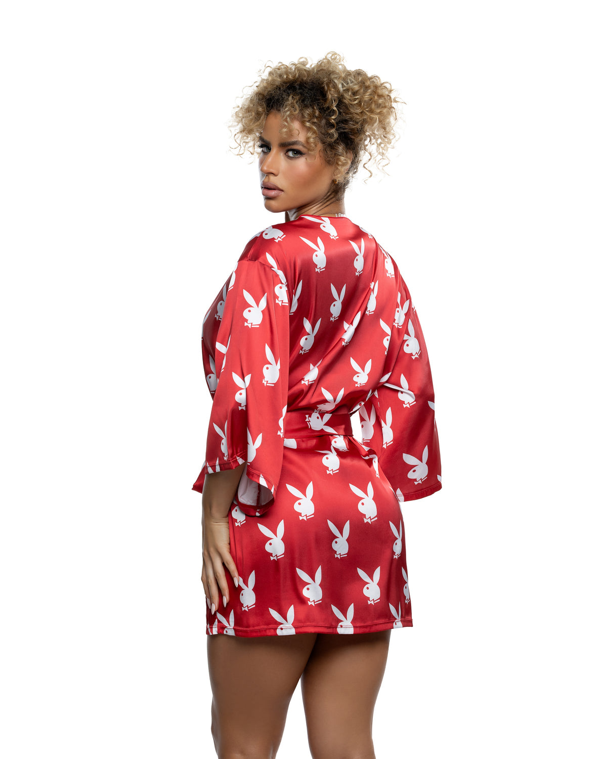 Breathtaking Chill Bunny Robe in Red by Build-A-Hoochie