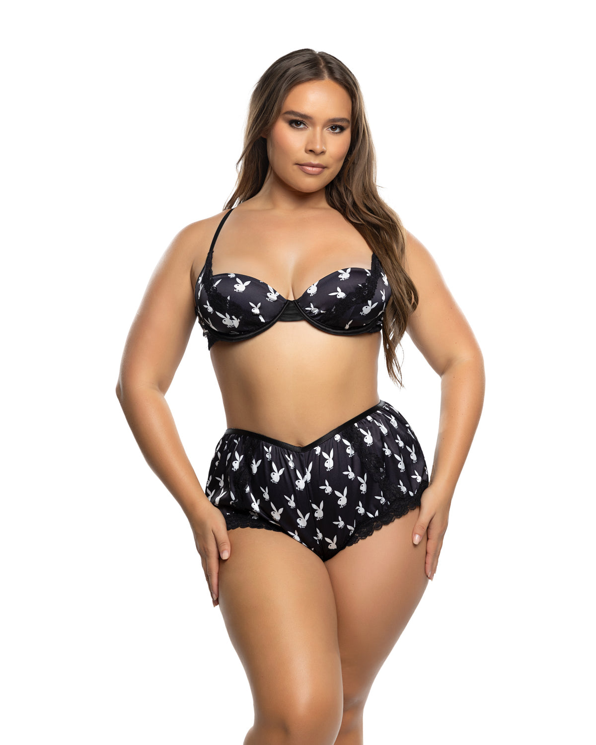 Sparkly Lounge Bunny 2PC Short Set Lounge Set by Build-A-Hoochie