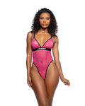 Flirty Bunny Teddy in Hot Pink by Build-A-Hoochie