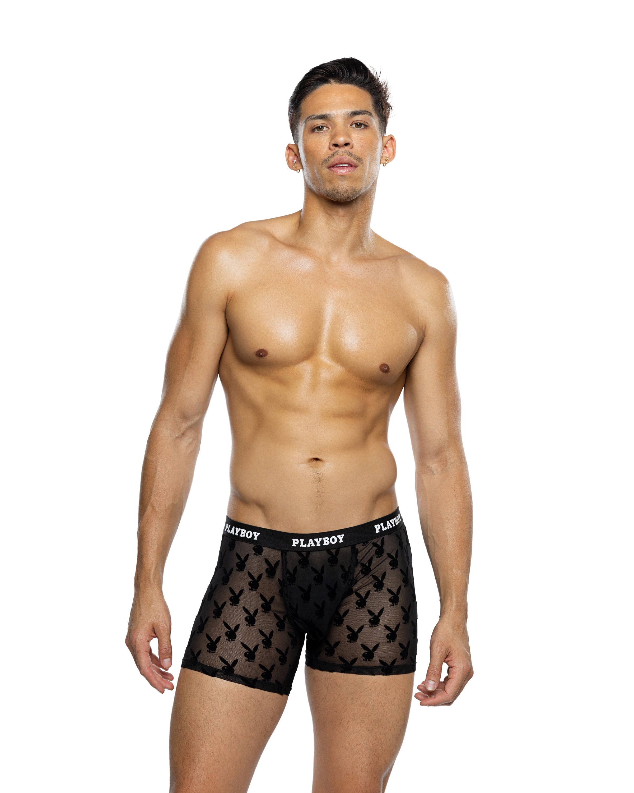 BAHPBLI227 - Polished Burnout Bunny Boxer Briefs