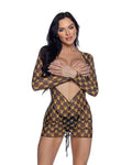 Sassy Bunny Cover-Up Swim Cover-Up in Black by Build-A-Hoochie