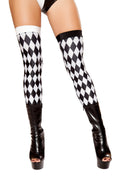Jester Leggings Bottoms in Black by Build-A-Hoochie