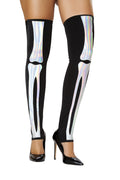 Skeleton Leggings Costume Bottoms in Black by Build-A-Hoochie