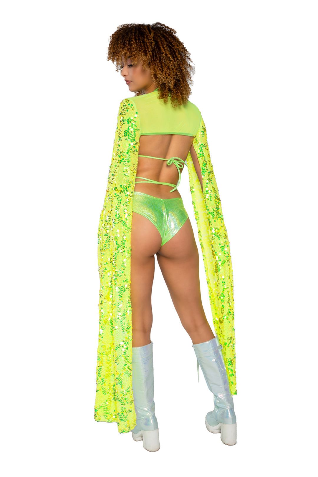 BAHJR184 - Elegant Sequin Drop Sleeve Shrug